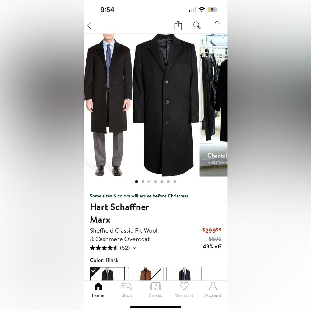 COPY - Hart Schaffner Marx Coat